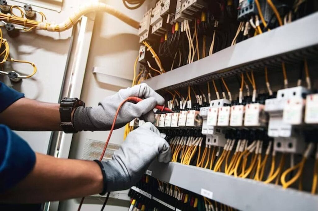 electrician working