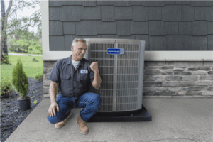 Agent with temperature device