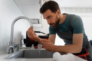 plumber working