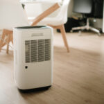 A large dehumidifier inside a house