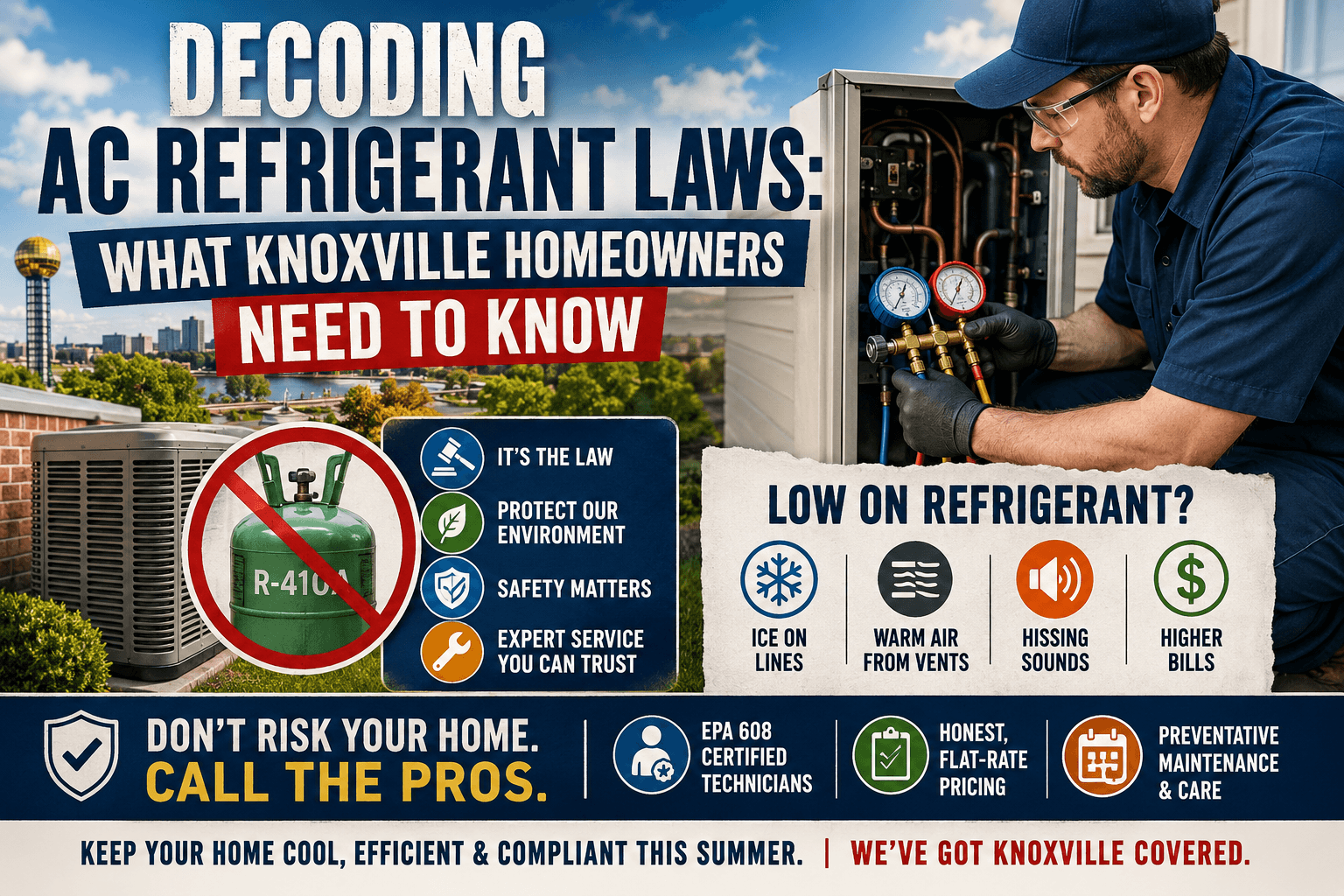 Decoding AC Refrigerant Laws: What Knoxville Homeowners Need to Know