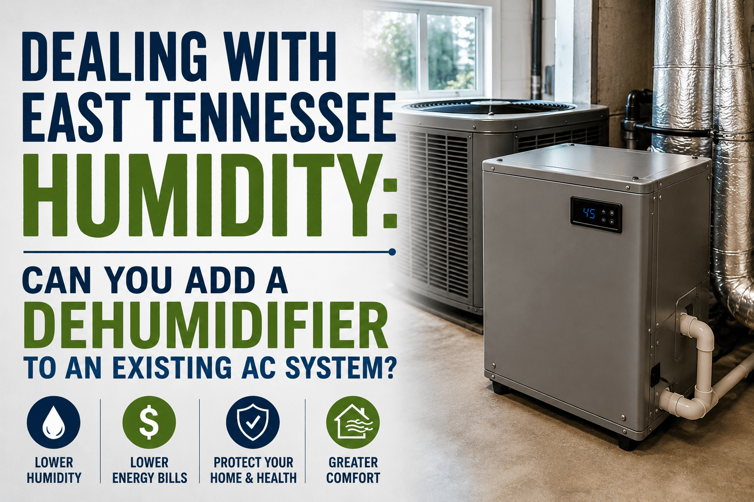 Dealing with East Tennessee Humidity: Can You Add a Dehumidifier to an Existing AC System?