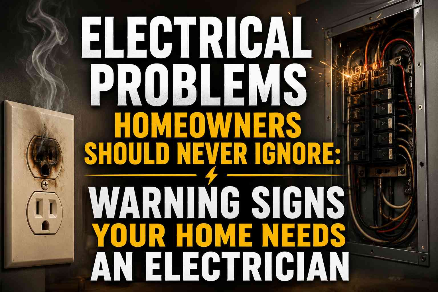 Electrical Problems Homeowners Should Never Ignore: Warning Signs Your Home Needs an Electrician