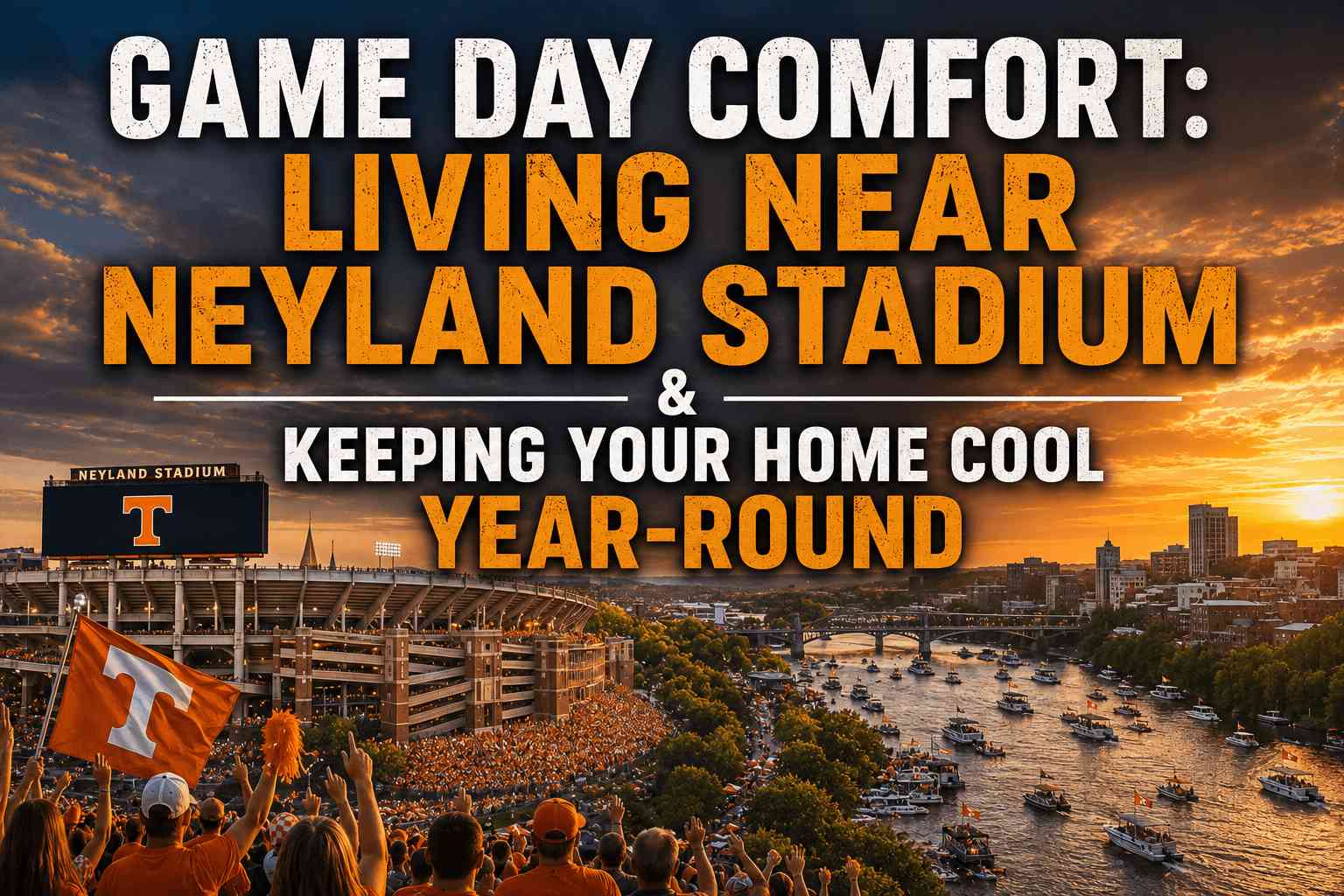 Game Day Comfort: Living Near Neyland Stadium & Keeping Your Home Cool Year-Round