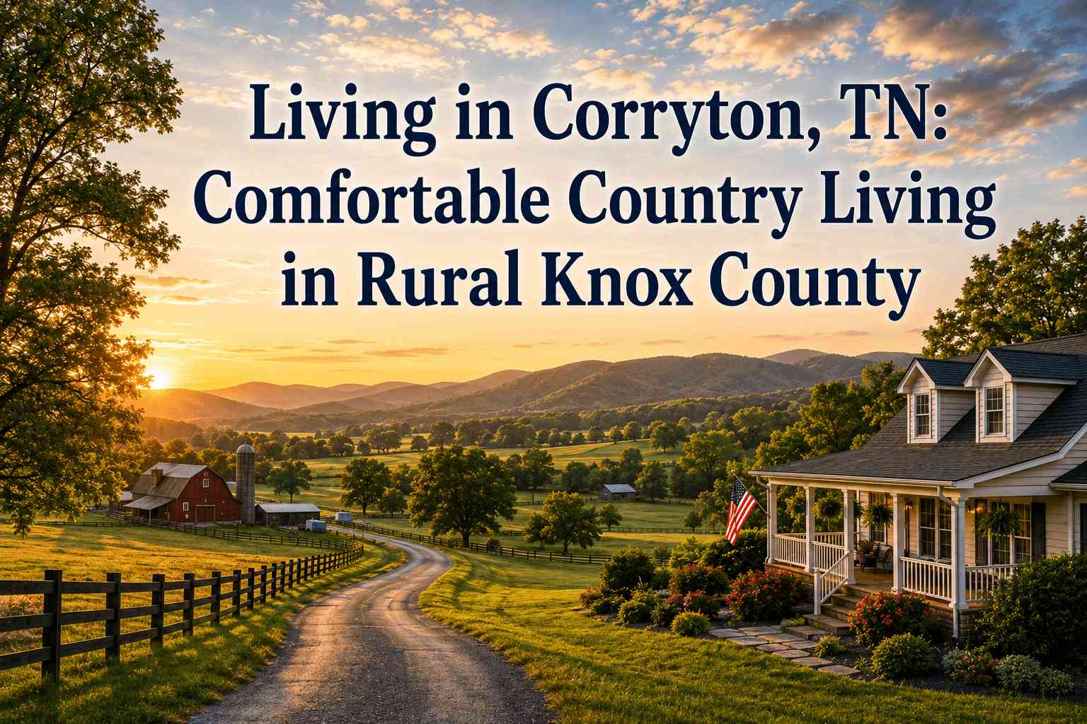 Living in Corryton, TN: Comfortable Country Living in Rural Knox County