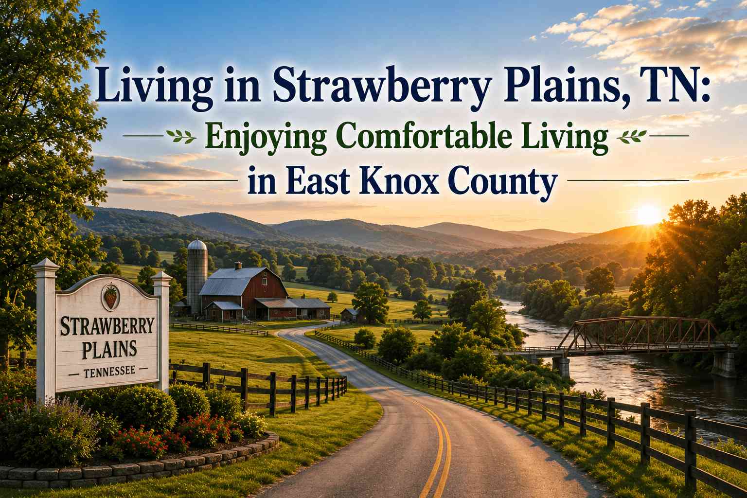 Living in Strawberry Plains, TN: Enjoying Comfortable Living in East Knox County