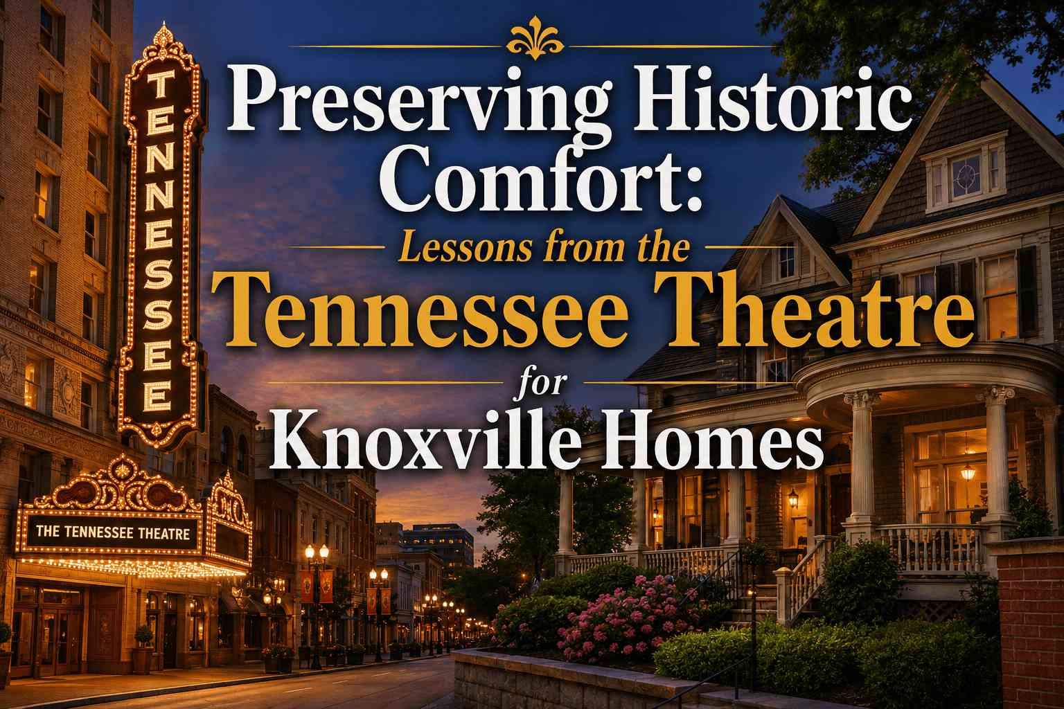 Preserving Historic Comfort: Lessons from the Tennessee Theatre for Knoxville Homes
