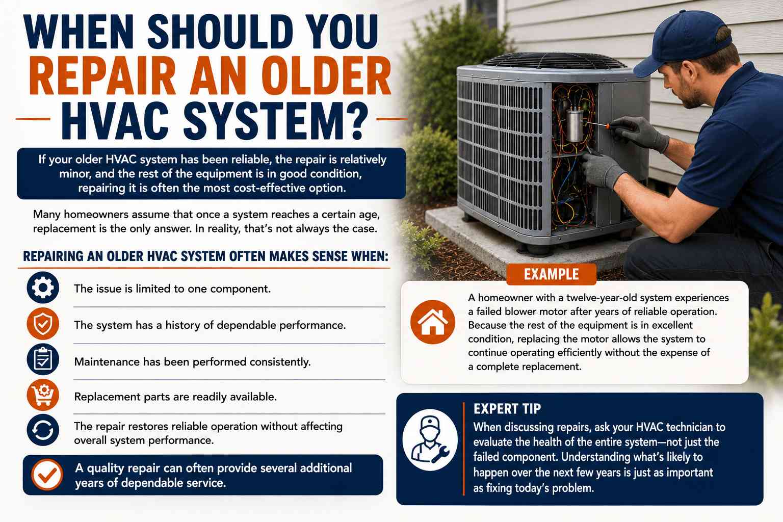 Repair or Replace an Older HVAC System? A Knoxville Homeowner's Guide
