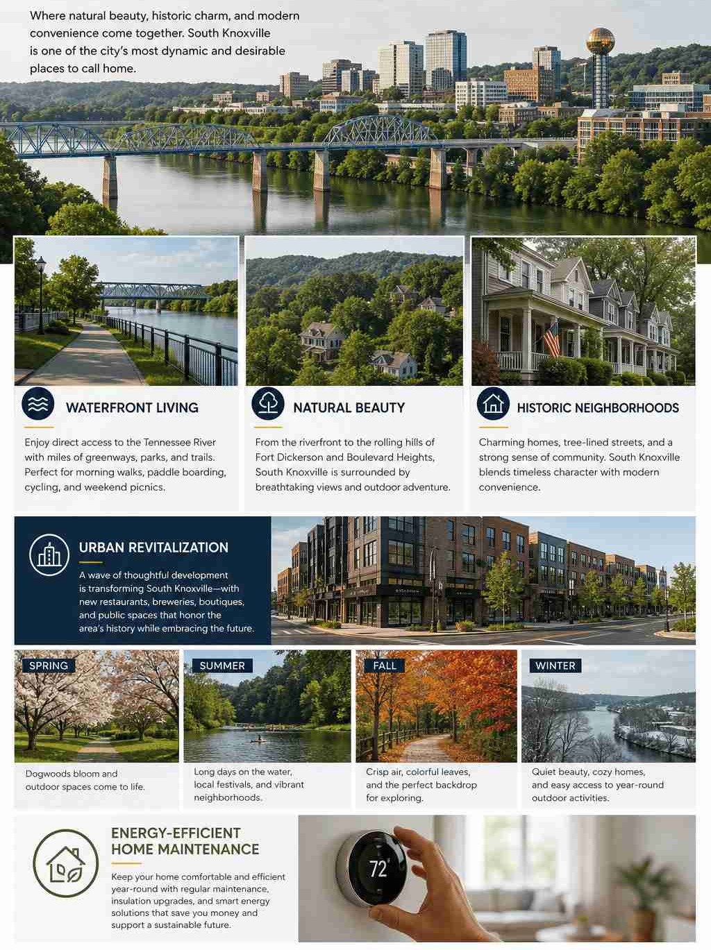 Living in South Knoxville, TN: Comfort and Convenience Near Knoxville's Outdoor Adventures