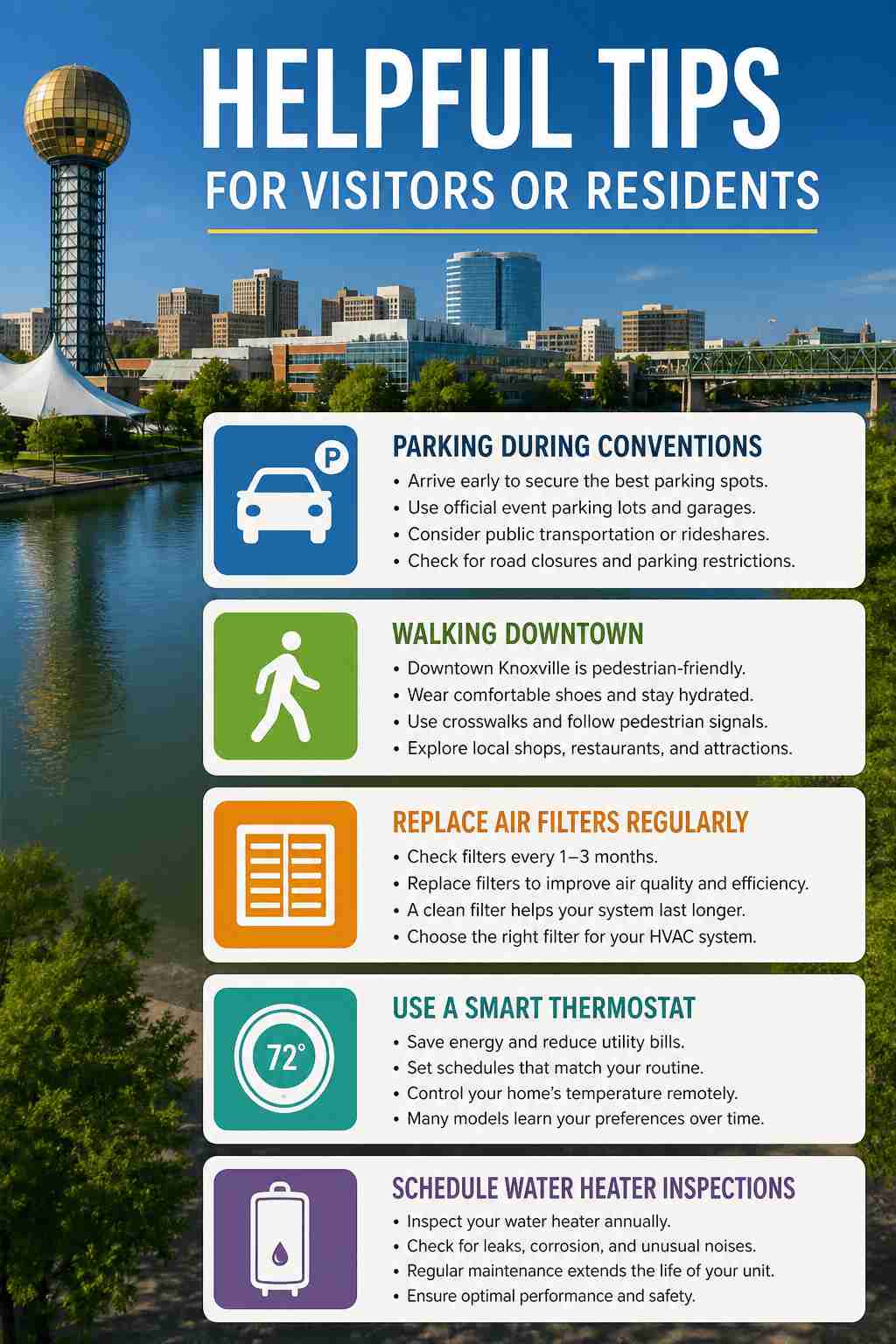 Exploring Knoxville Convention Center Downtown While Keeping Your Home Comfortable Year-Round
