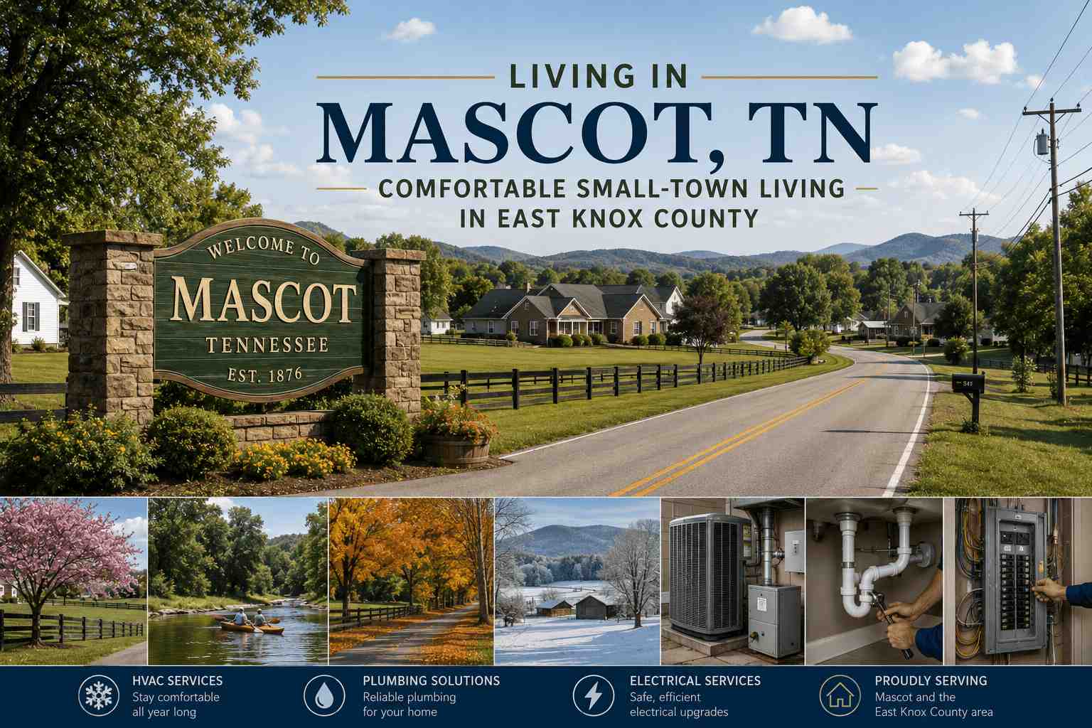 Living in Mascot, TN: Comfortable Small-Town Living in East Knox County