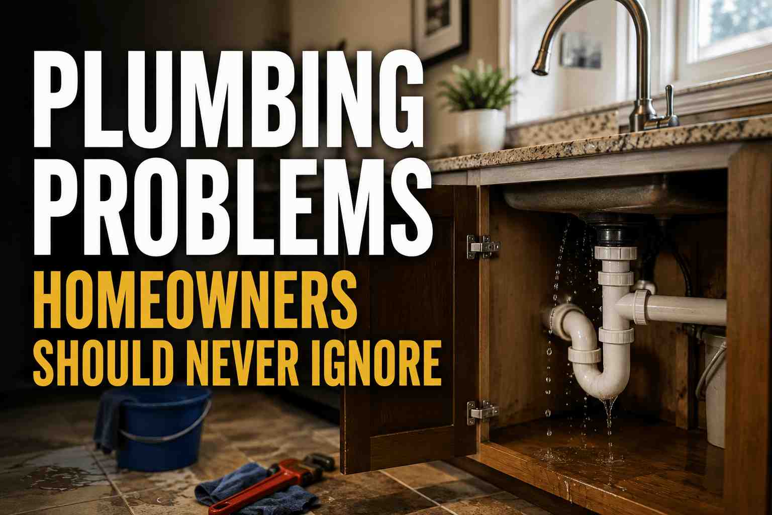 Plumbing Problems Homeowners Should Never Ignore