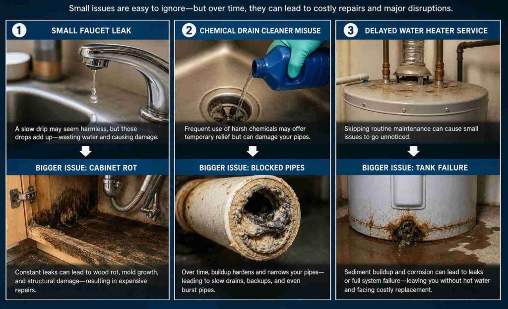 Plumbing Problems Homeowners Should Never Ignore