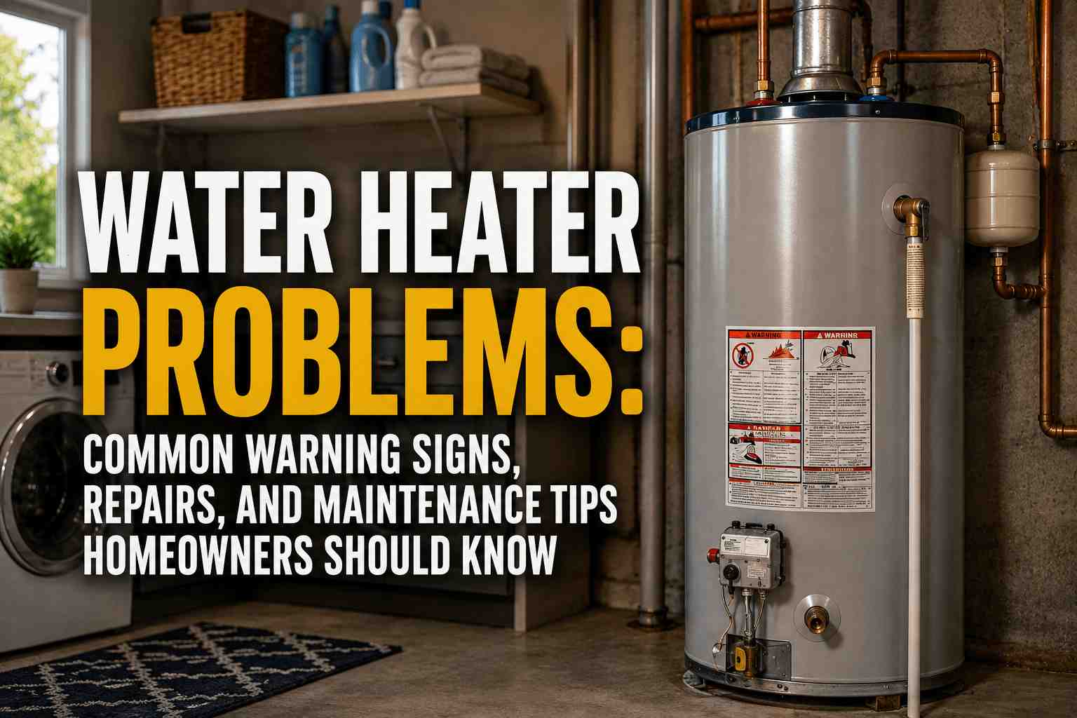Water Heater Problems: Common Warning Signs, Repairs, and Maintenance Tips Homeowners Should Know