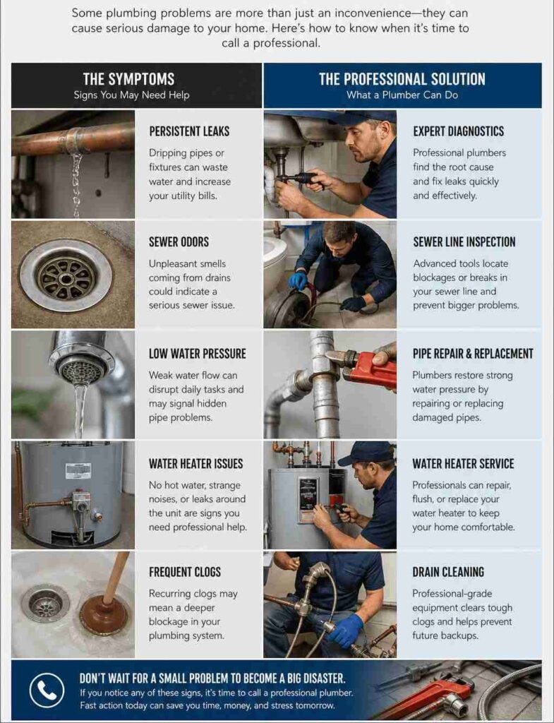 Plumbing Problems Homeowners Should Never Ignore
