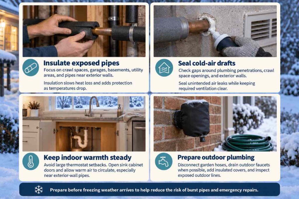 How Can You Prevent Frozen Pipes During Cold Snaps