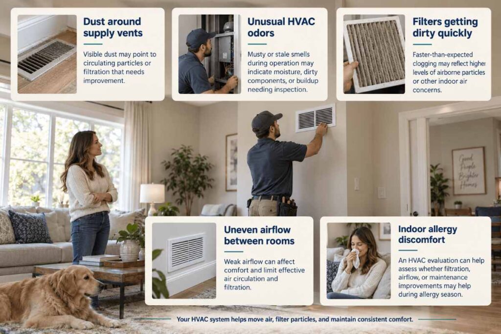 What Are the Signs My HVAC System Is Affecting My Indoor Air Quality