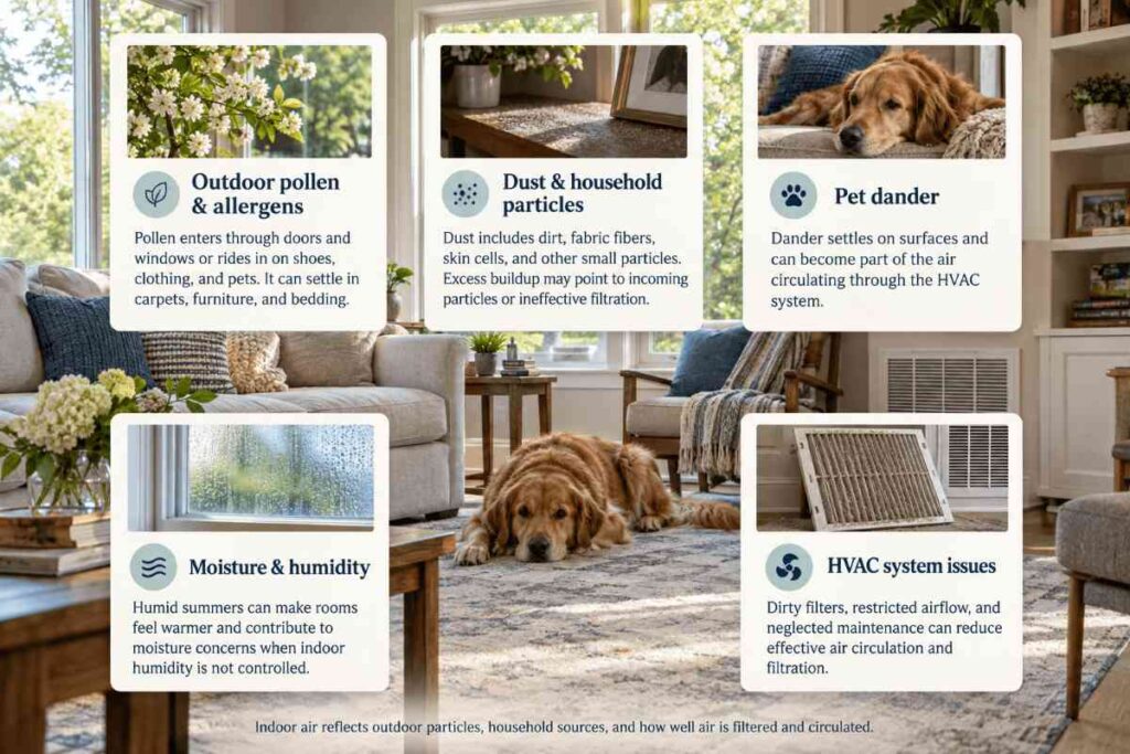 What Causes Poor Indoor Air Quality in East Tennessee Homes