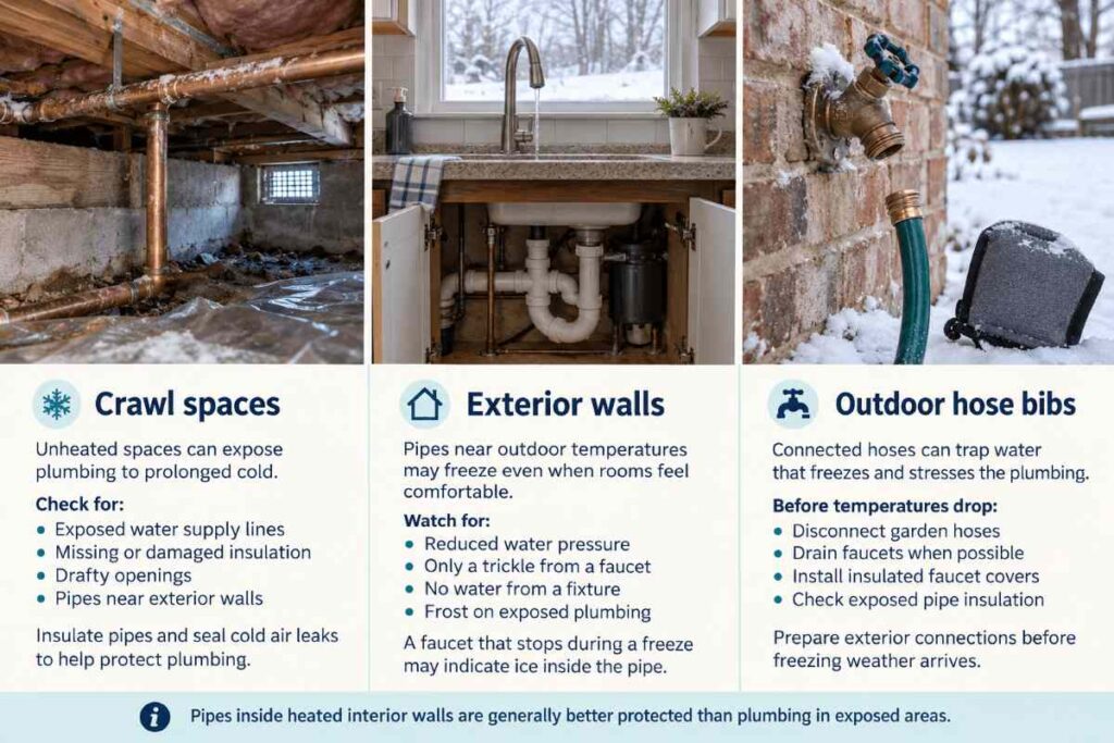 Which Areas of Your Home Are Most at Risk for Frozen Pipes