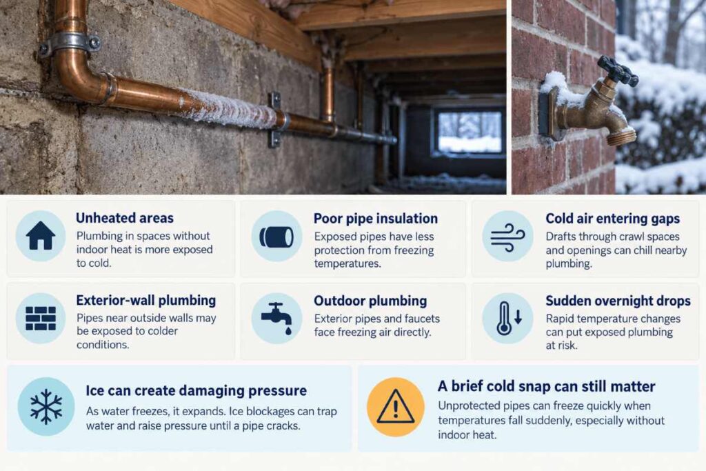 Why Do Pipes Freeze During Cold Snaps