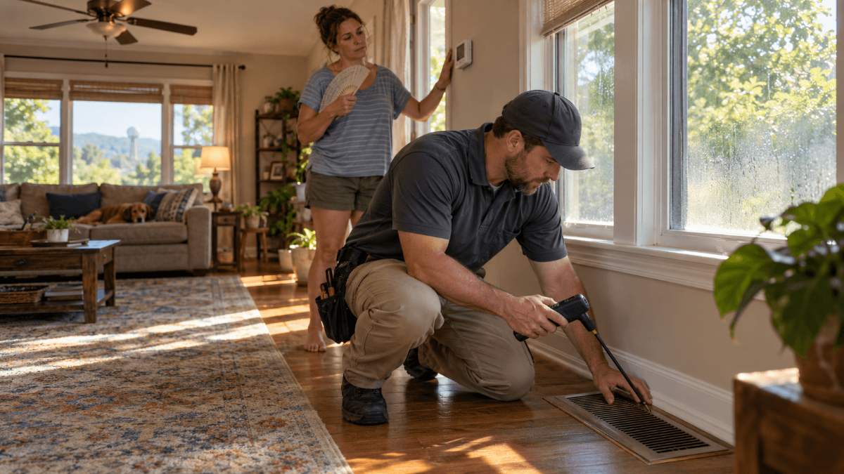 Why Your AC Runs Constantly but Your House Still Feels Warm